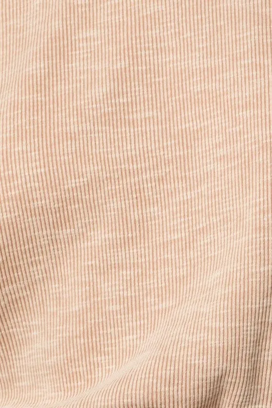 Short Roll-Up Sleeve Elastic Waist Romper * Online Only*